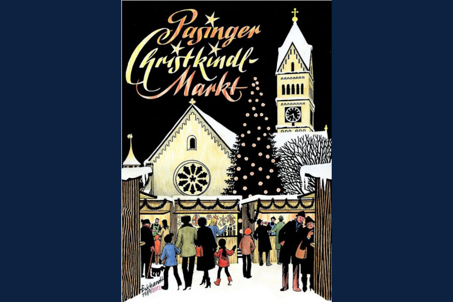 Plakat Pasinger Christkindlmarkt - Bild
