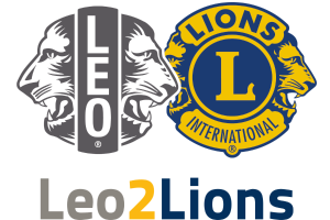 Logo mit dem Leos in unserem Club willkommen geheißen werden
