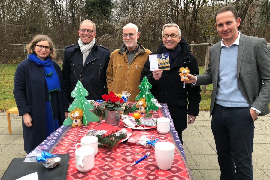 Besuch bei Helfende Hände